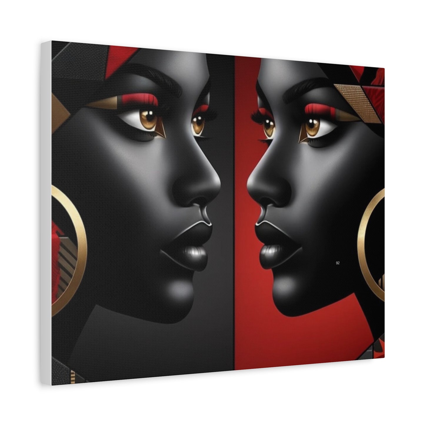 Dual Faced Matte Canvas, Stretched, 1.25" #DF1