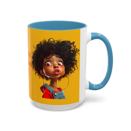 Enter At Your Own Risk Accent Coffee Mug (11, 15oz) #EYOR2