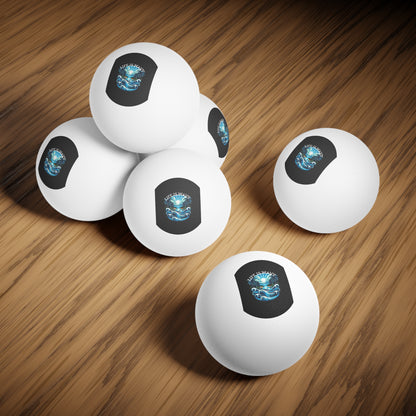Life is Wavy Ping Pong Balls, 6 pcs #LW1