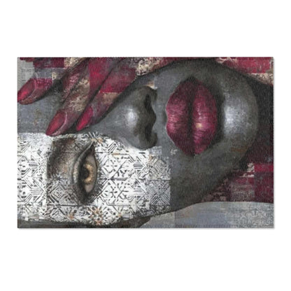 Artistic Area Rug, Bohemian Decor, Modern Home Accent, Unique Living Room Carpet, Contemporary Floor Mat, Statement Piece