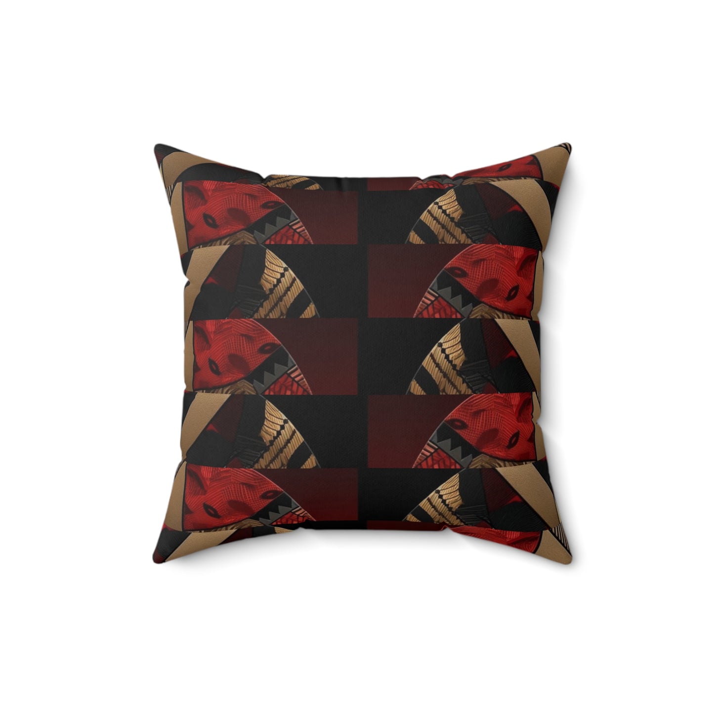 Dual Faced Spun Polyester Square Pillow #DF1