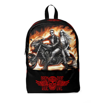 Born To Ride Unisex Classic Backpack #13M