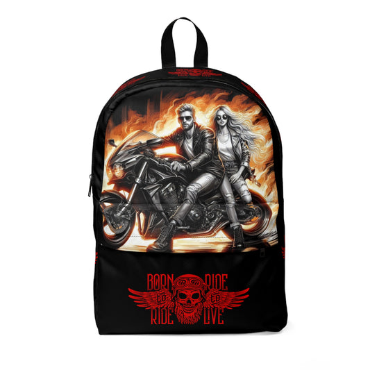 Born To Ride Unisex Classic Backpack #13M