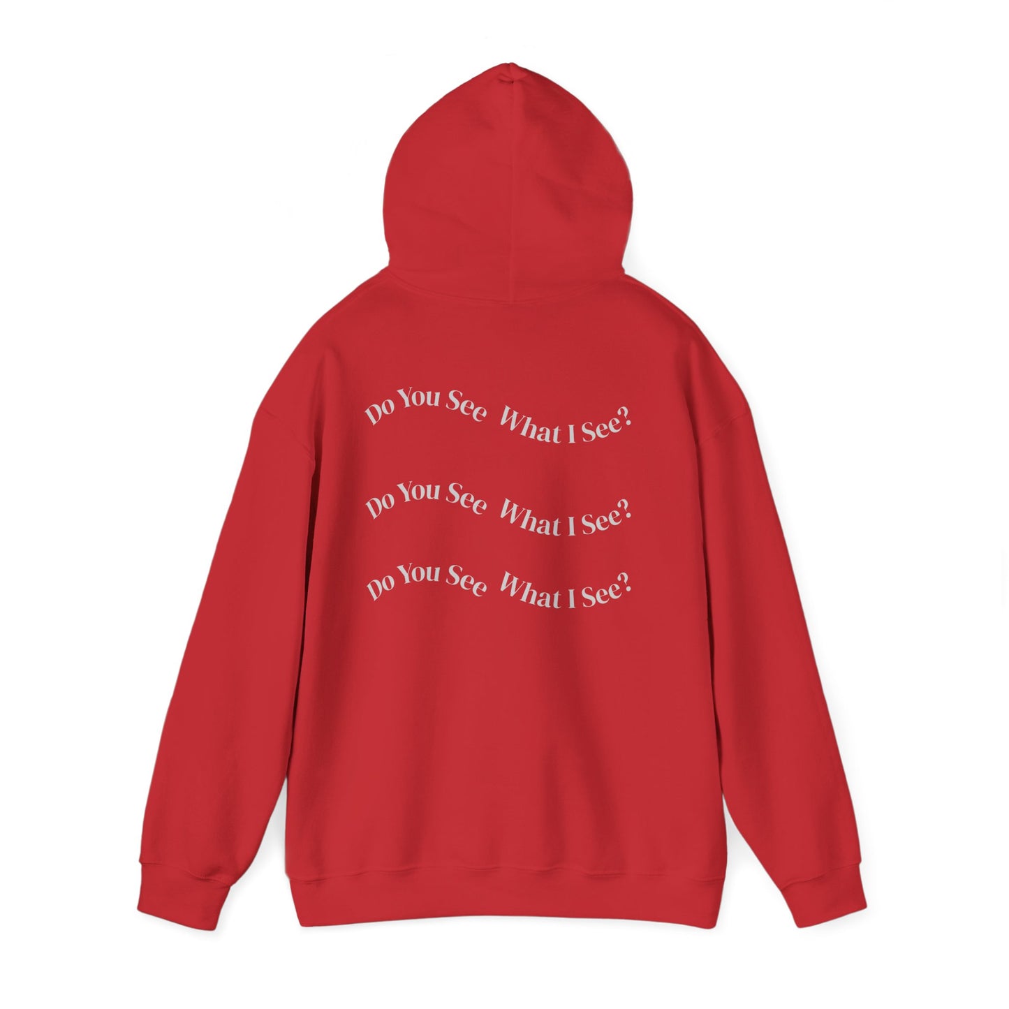 Do You See What I See? Afrocentric Abstract Puzzle Piece Unisex Hoodie Sweatshirt, Woman Print Face Hand Art, Hooded, Black