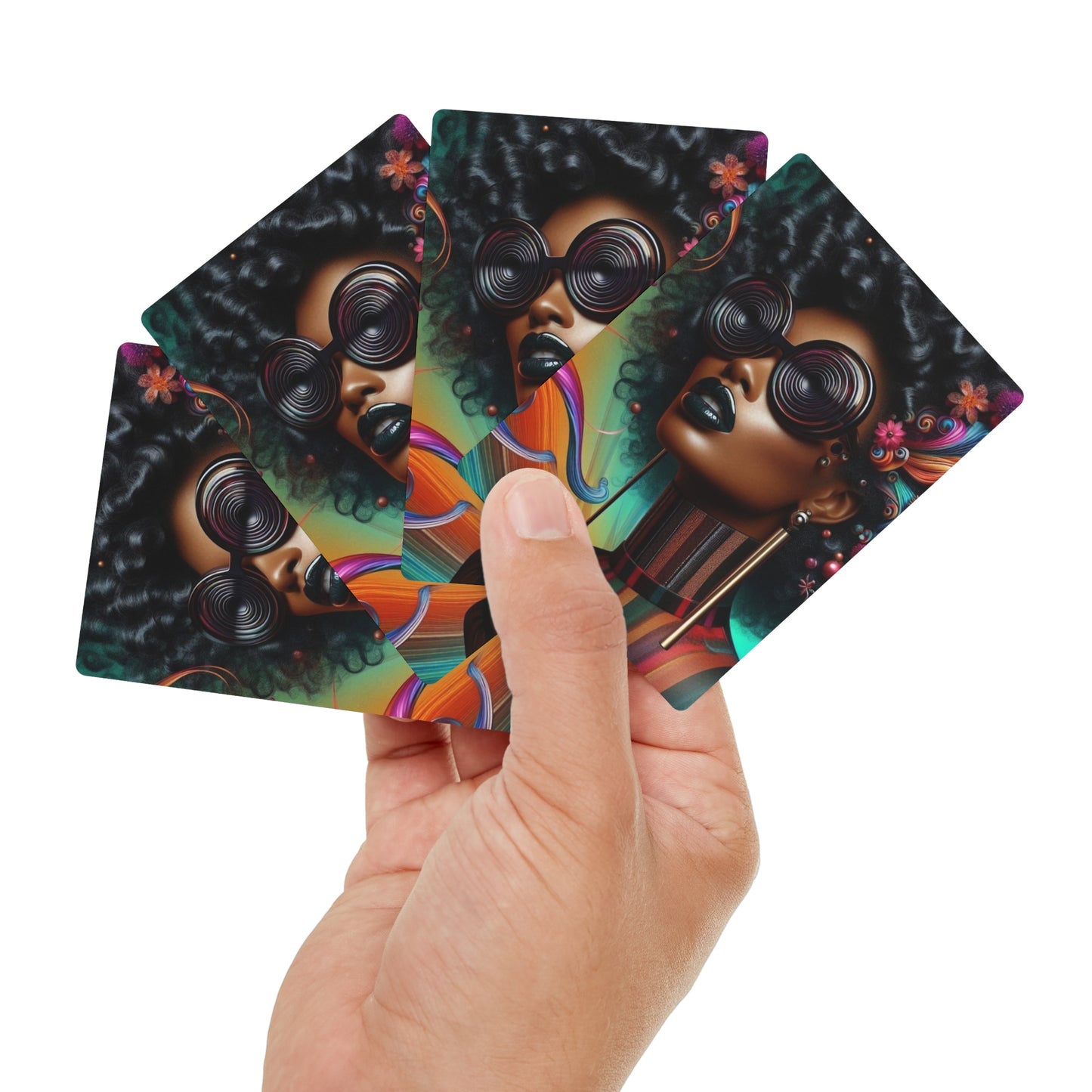 Flower Divas Poker Cards #FD2