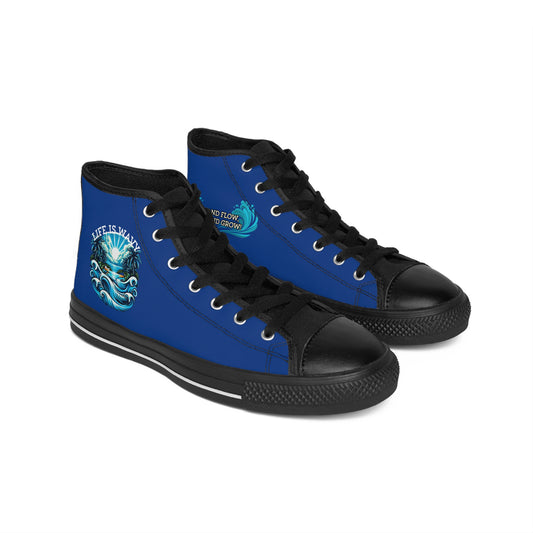 Life is Wavy Women's Classic Sneakers #LW1
