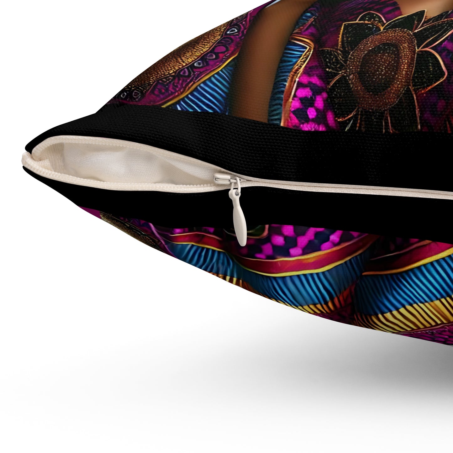 Divinity Luxury Spun Polyester Square Pillow #DL1