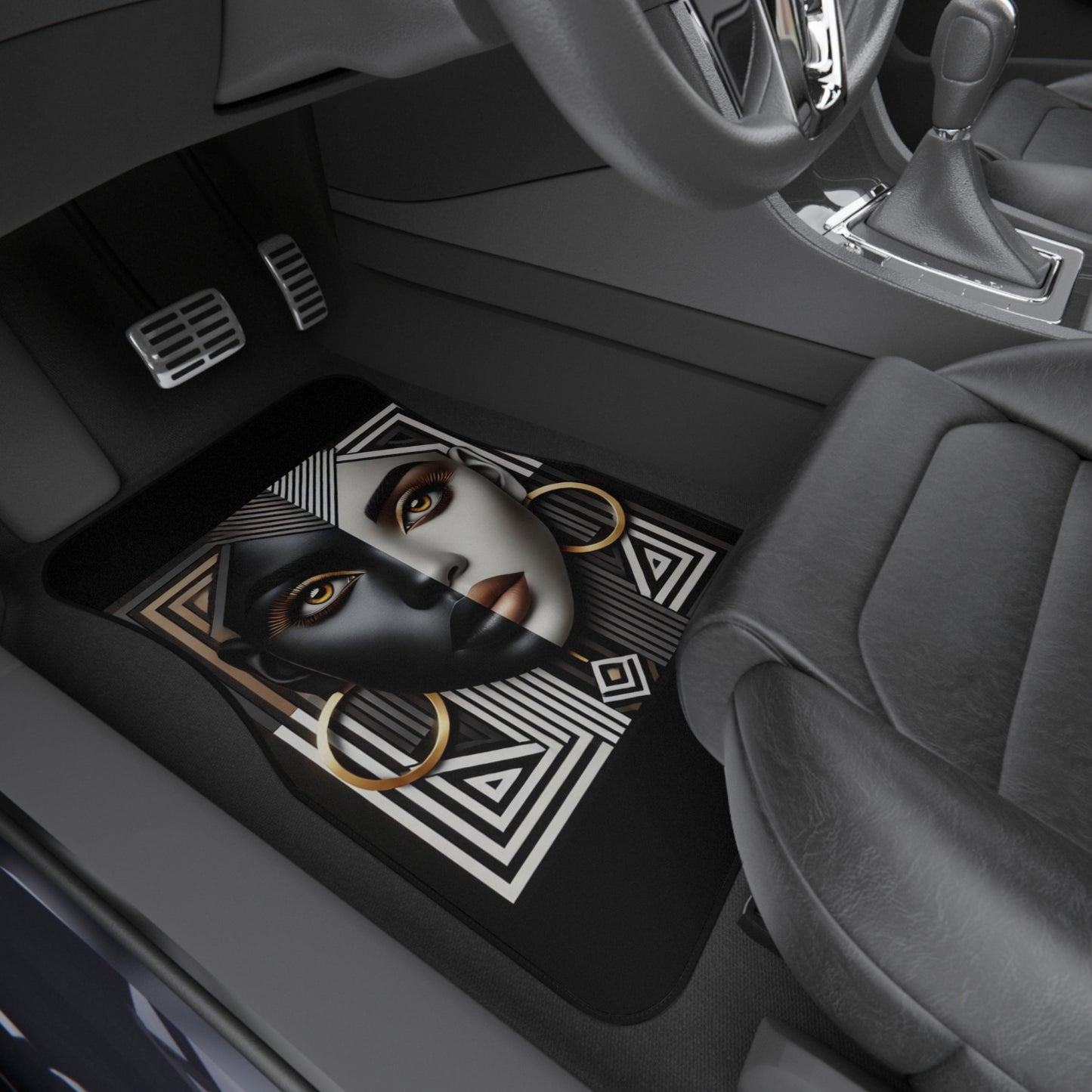 Abstract Beauty Car Mats (Set of 4) #AB1