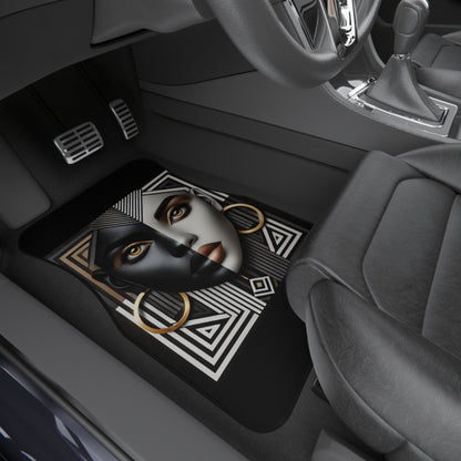 Abstract Beauty Car Mats (Set of 4) #AB1