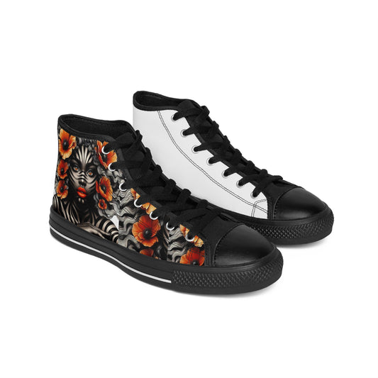 Zebra Fantasy Men's Classic Sneakers #ZF14