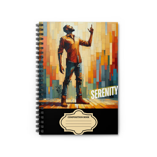 Back to School Serenity Affirmations Spiral Notebook - Ruled Line #71