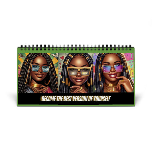 Become The Best Version of Yourself Simplex Desk Calendar (2025 grid) #A