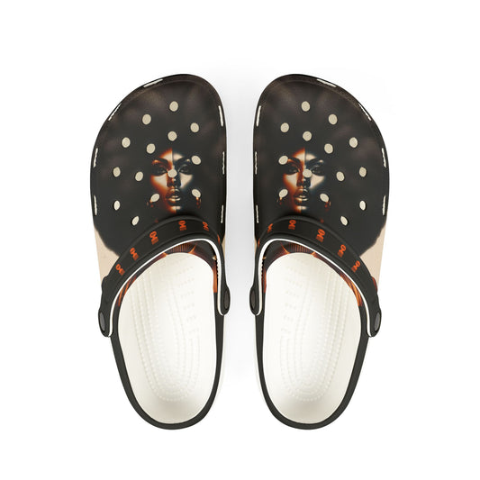 Afro Power EVA Foam Rubber Shoes (AOP) #AP4