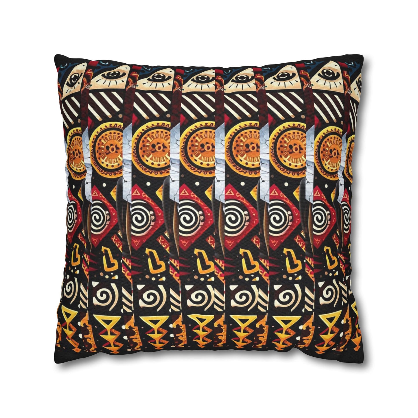 Cracked Beauty Spun Polyester Square Pillowcase #CB3