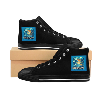 Life is Wavy Women's Classic Sneakers #LW3