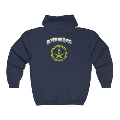 Warriors Unisex Heavy Blend™ Full Zip Hooded Sweatshirt #1U