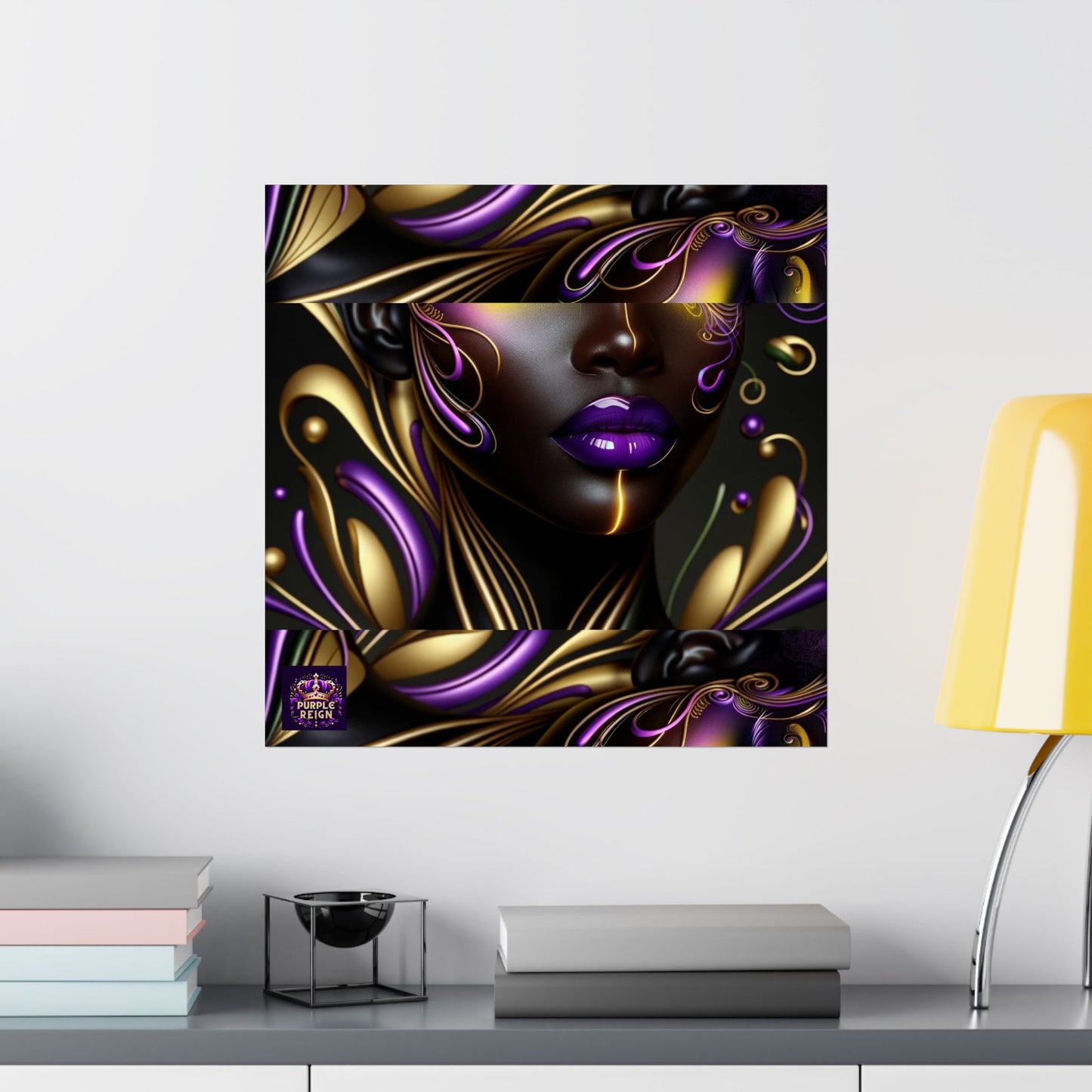 Purrple Reign Matte Vertical Posters #PR7