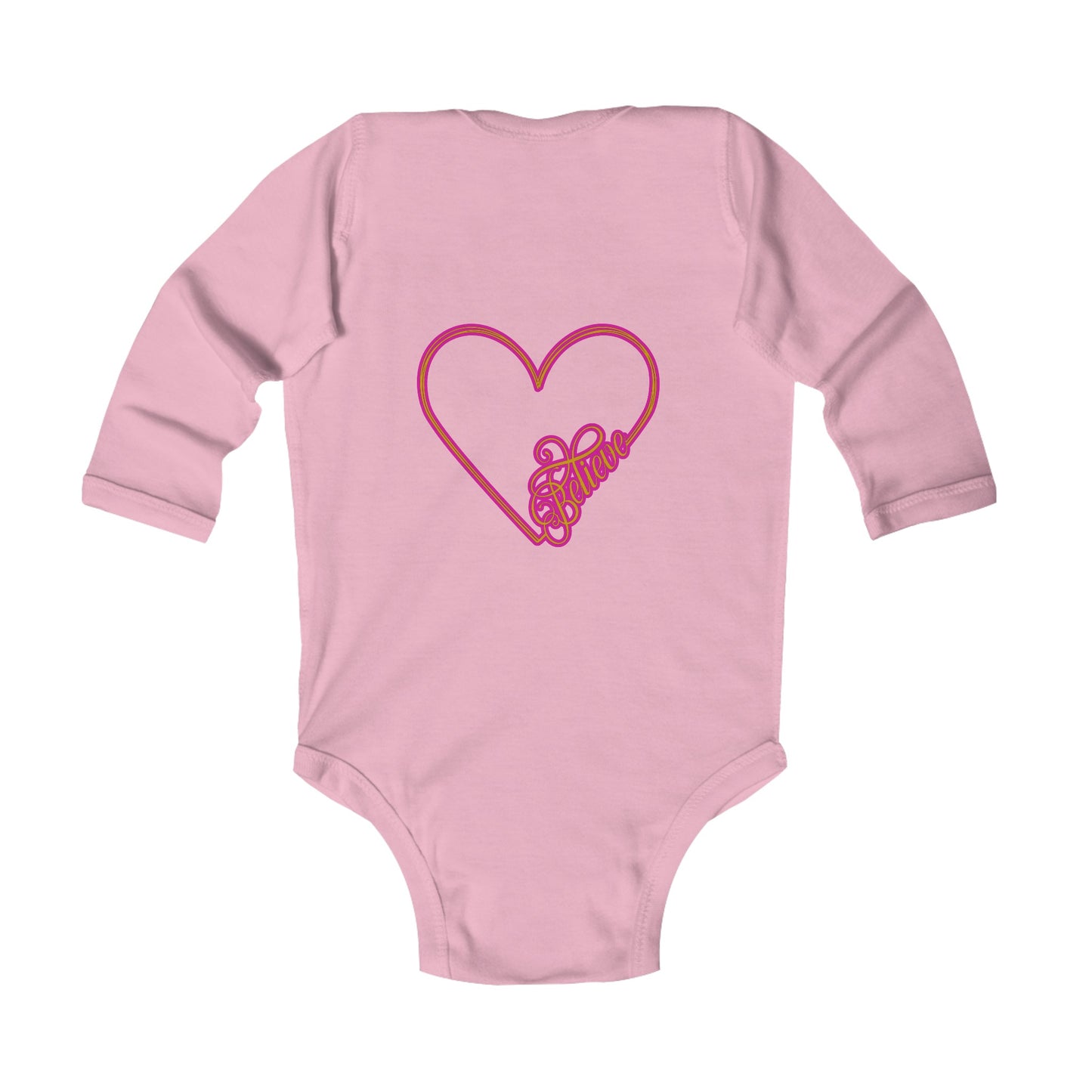 Believe Infant Long Sleeve Bodysuit #51IU