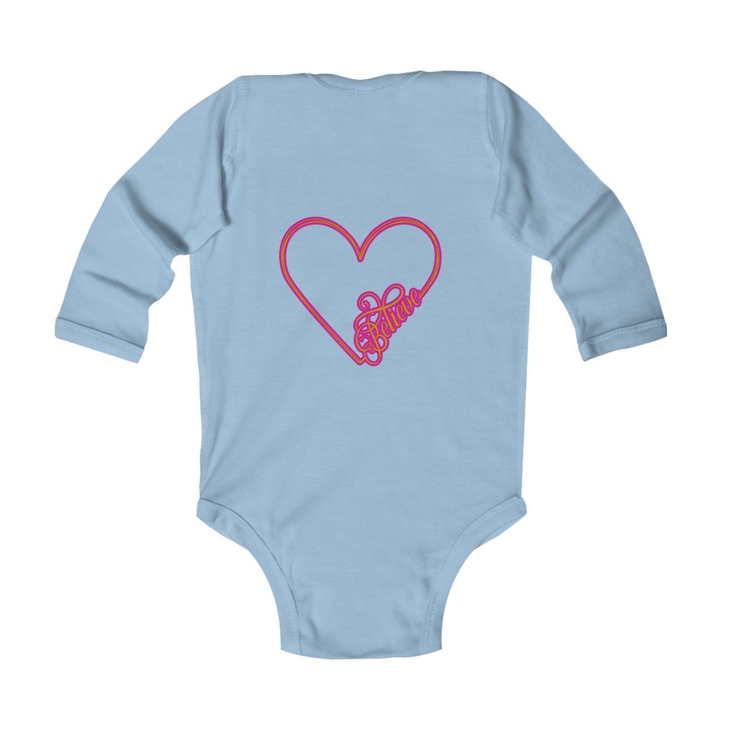 Believe Infant Long Sleeve Bodysuit #51IU
