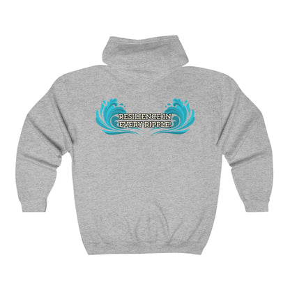 Life is Wavy Unisex Heavy Blend™ Full Zip Hooded Sweatshirt #LW3