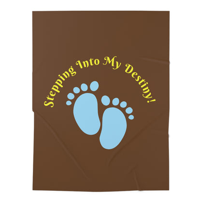 Stepping Into My Destiny Baby Swaddle Blanket #SID2