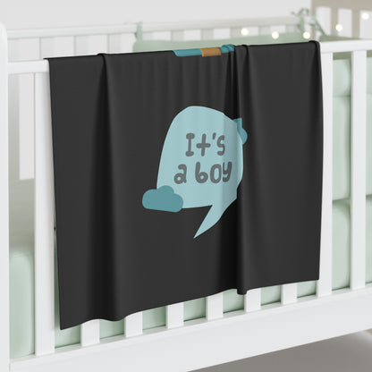 It's A Boy Baby Swaddle Blanket #IAB3