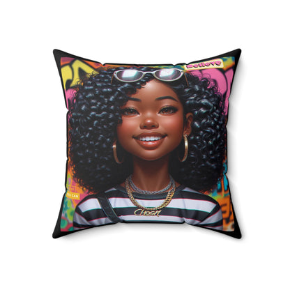 Believe Square Pillow #51