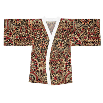 Red Queen Long Sleeve Kimono Robe (AOP) #RQ2