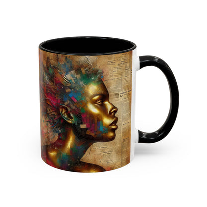 Afrocentric Accent Coffee Mug (11, 15oz) #AACM4
