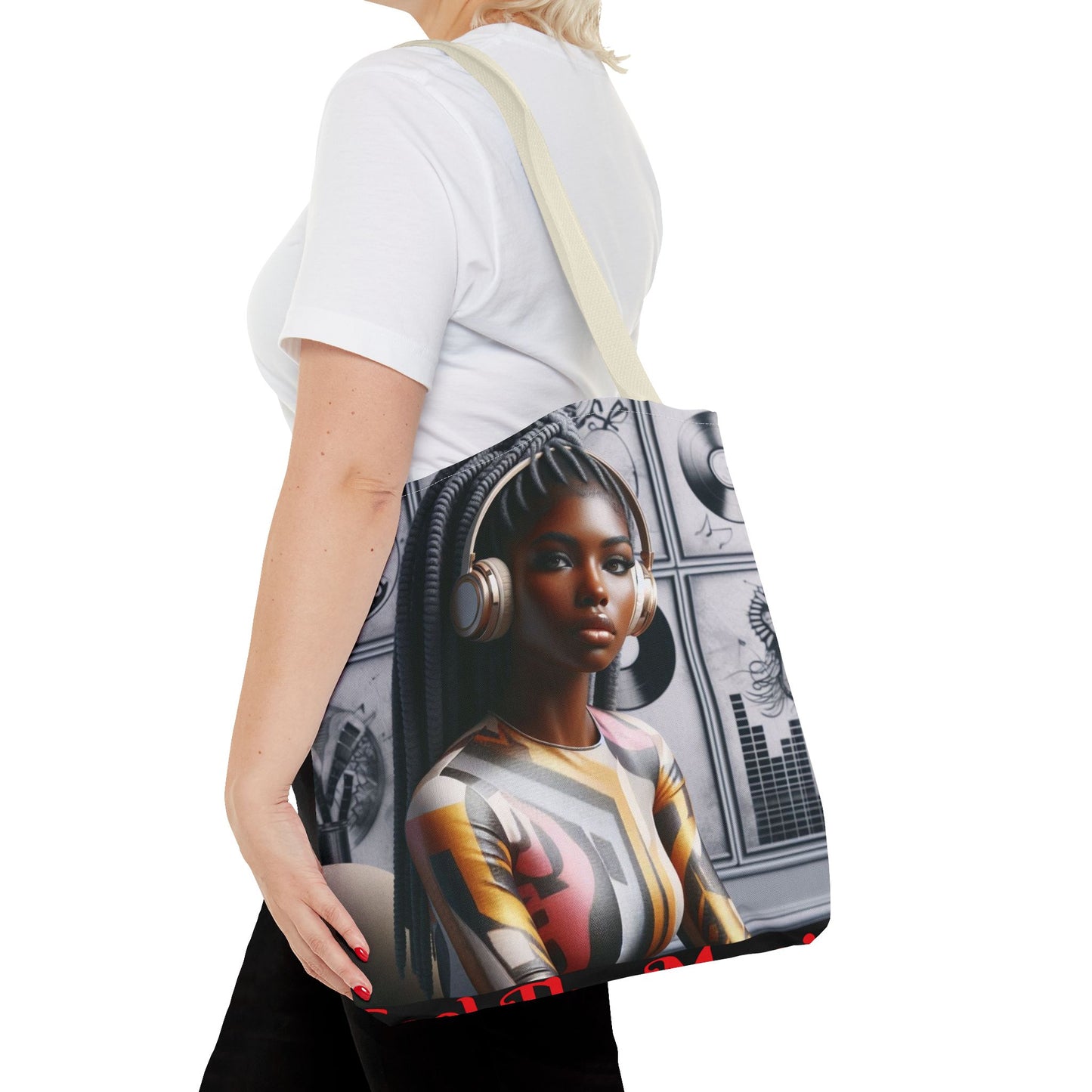 Feel The Music Tote Bag (AOP) #FM7