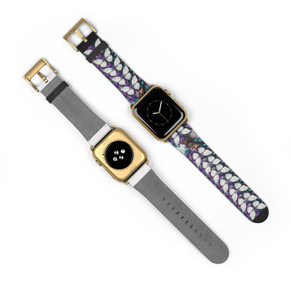 Colorful Butterfly Beauty Watch Band, Adjustable Smartwatch Strap, Floral Pattern, Unique Gift, Spring Fashion Must-Have #BB1