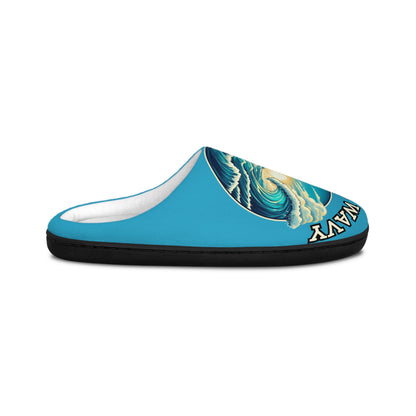 Life Is Wavy Men's Indoor Slippers #LIW2