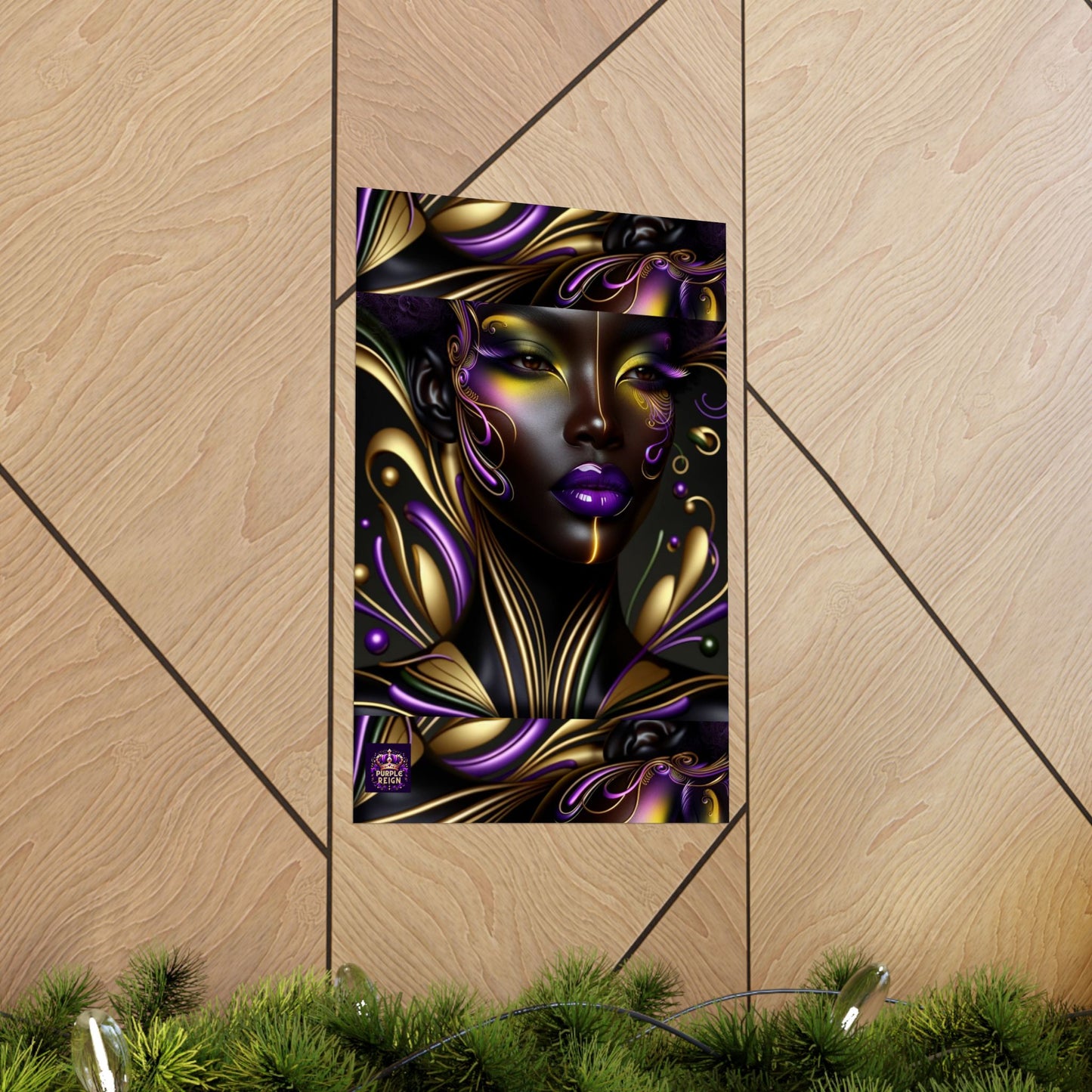 Purrple Reign Matte Vertical Posters #PR7