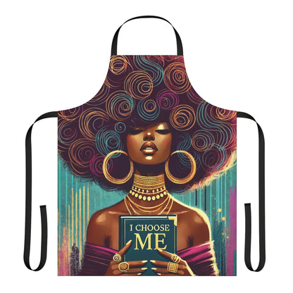 I Choose Me Apron, 5-Color Straps (AOP) #ICM1