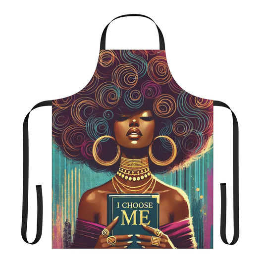 I Choose Me Apron, 5-Color Straps (AOP) #ICM1