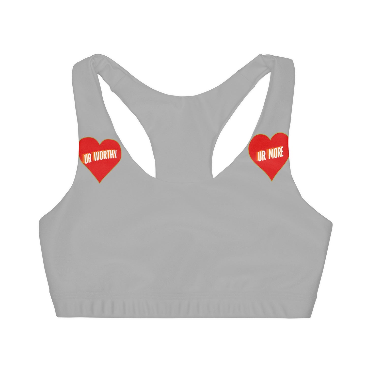 UR Worthy-UR More Girls' Double Lined Seamless Sports Bra (AOP) #15