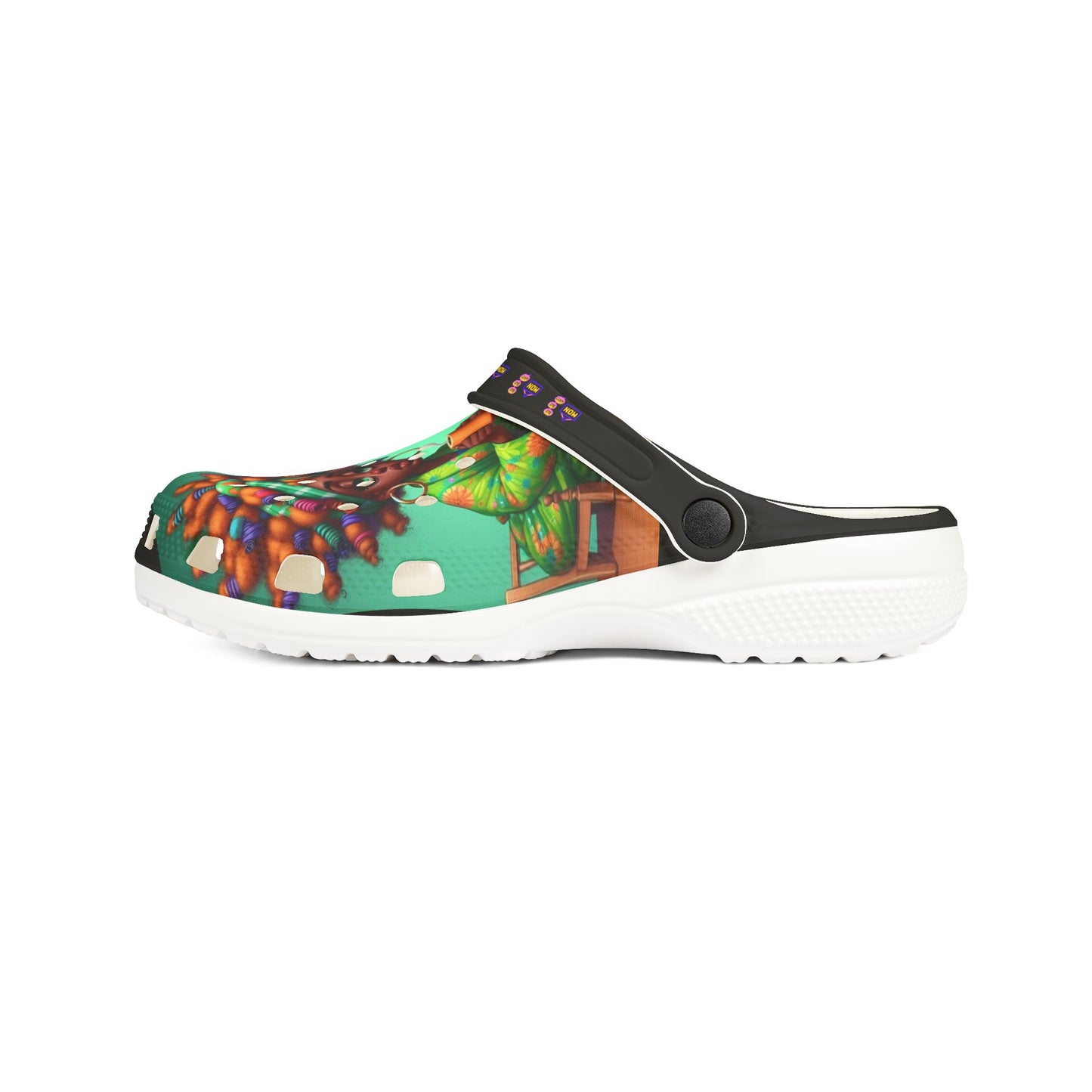 Monday Vibes EVA Foam Rubber Shoes (AOP) #MV4