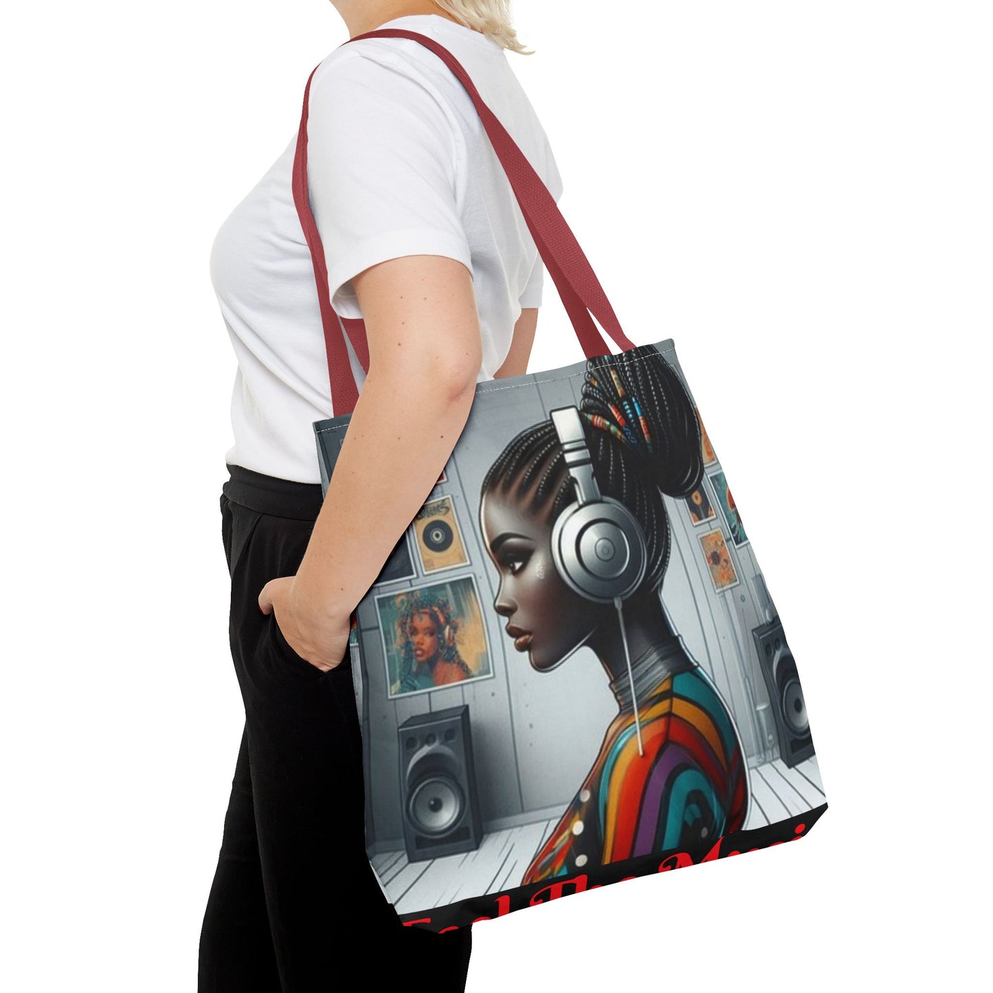 Feel The Music Tote Bag (AOP) #FM4