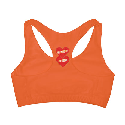 UR Worthy-UR More Girls' Double Lined Seamless Sports Bra (AOP) #15