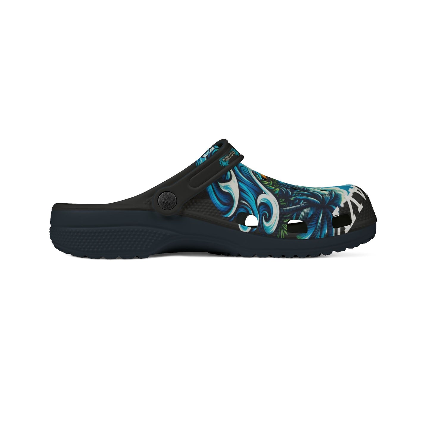 Life is Wavy EVA Foam Rubber Shoes (AOP) #LW1U