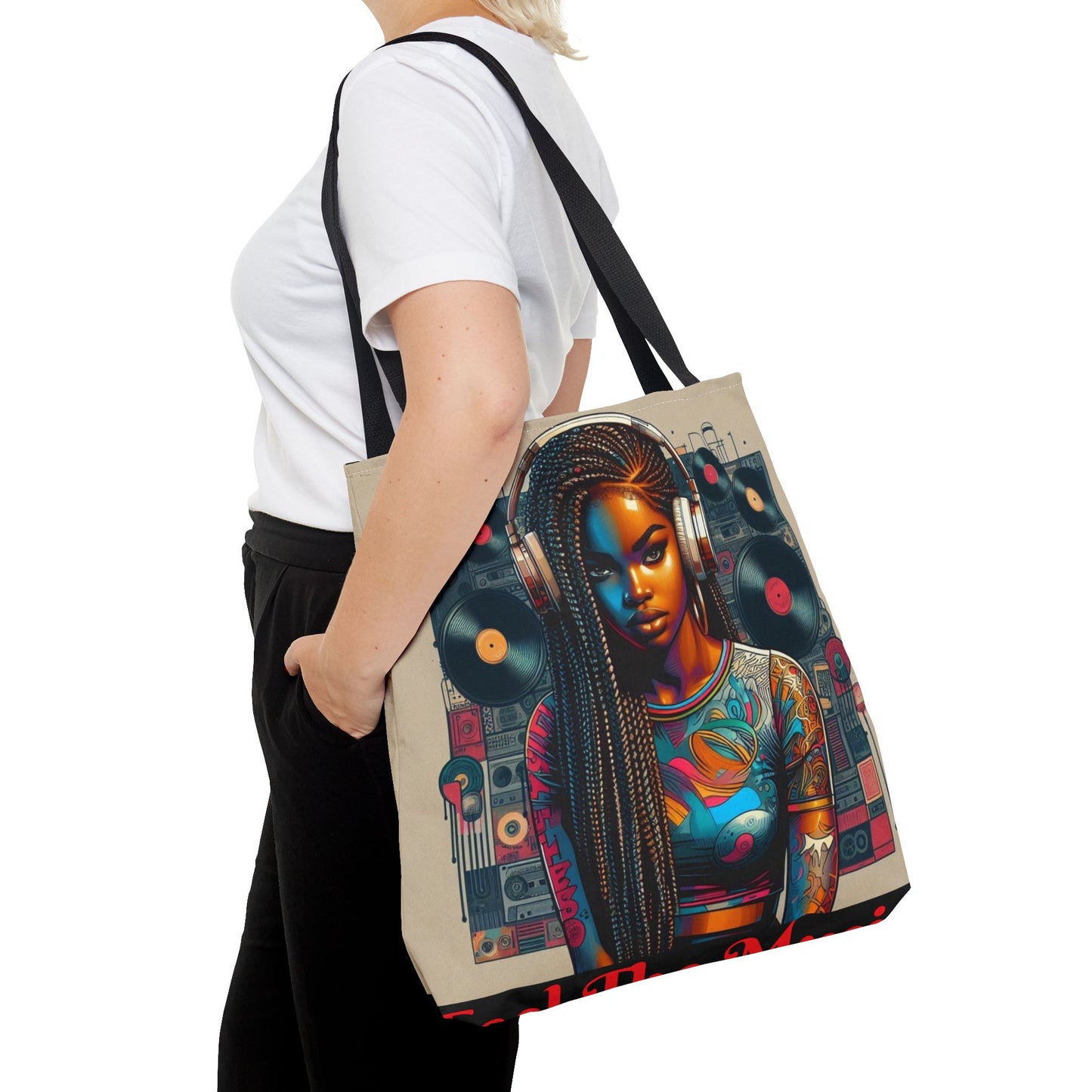 Feel The Music Tote Bag (AOP) #FM2