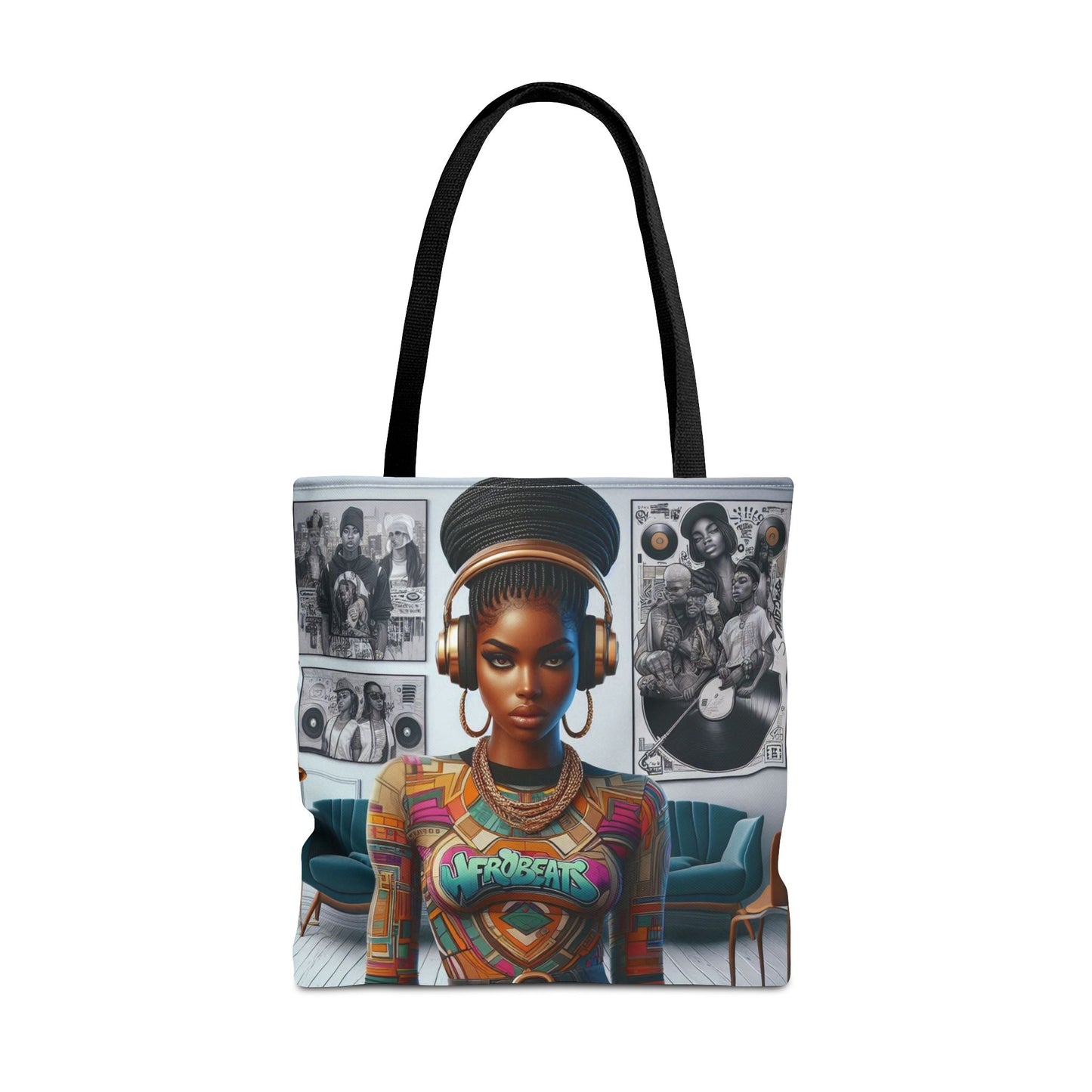 Feel The Music Tote Bag (AOP) #FM13