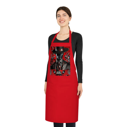 Still Black Cotton Apron #SB9