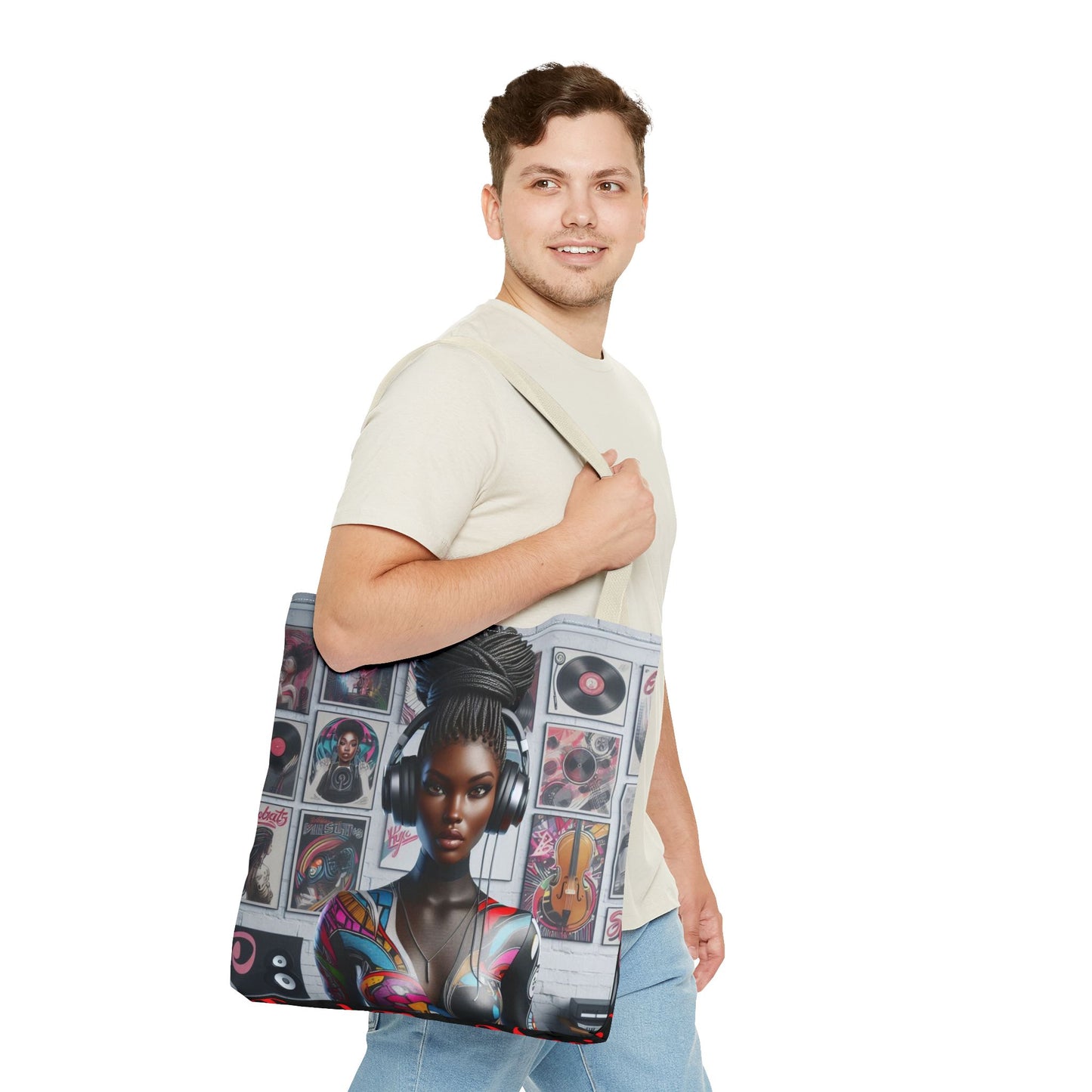 Feel The Music Tote Bag (AOP) #FM20