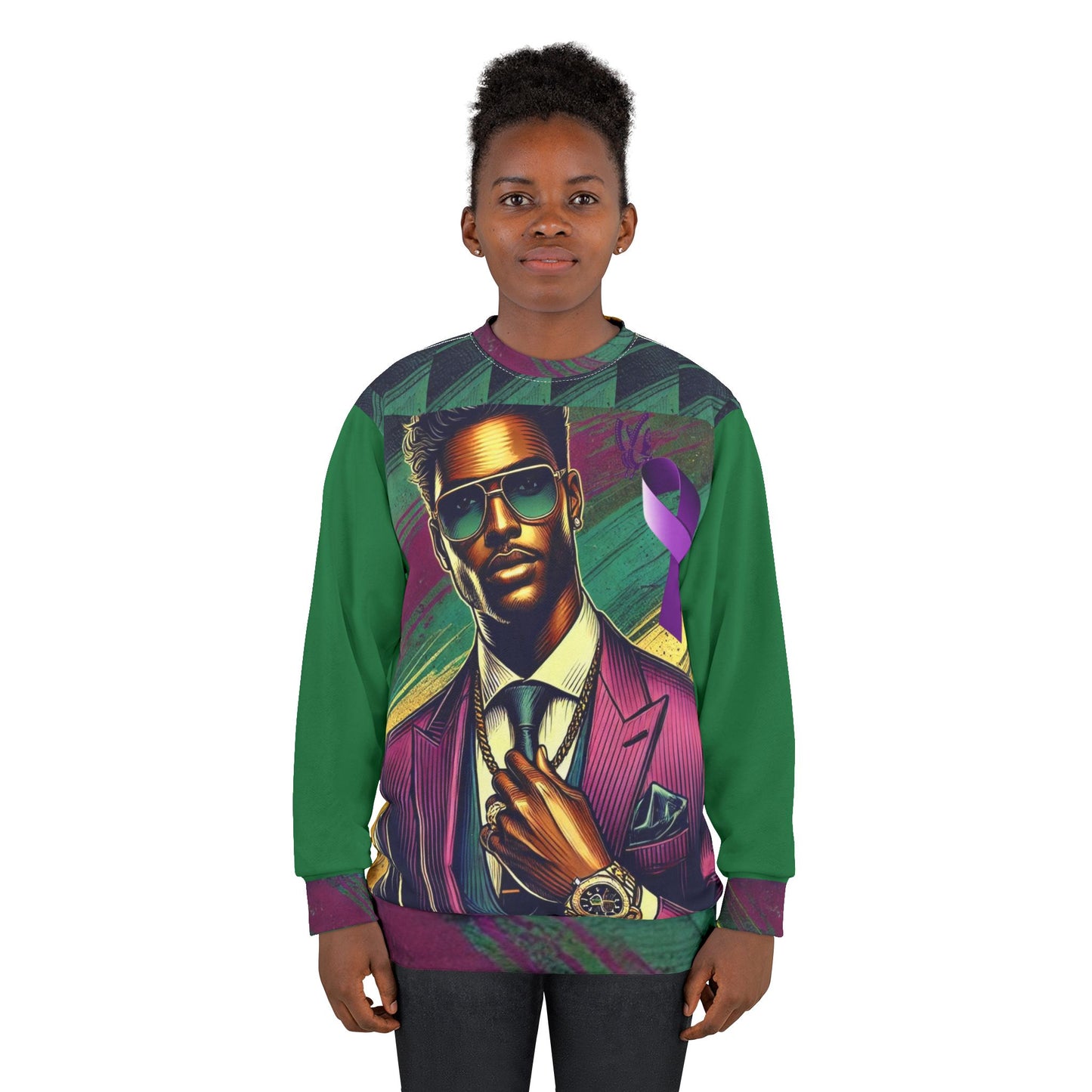 Lupus Thriver Resilience Unisex Sweatshirt (AOP) #LTR6