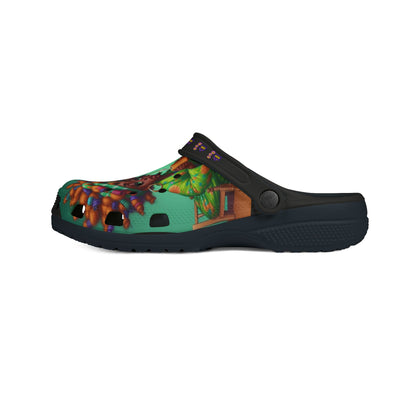 Monday Vibes EVA Foam Rubber Shoes (AOP) #MV4