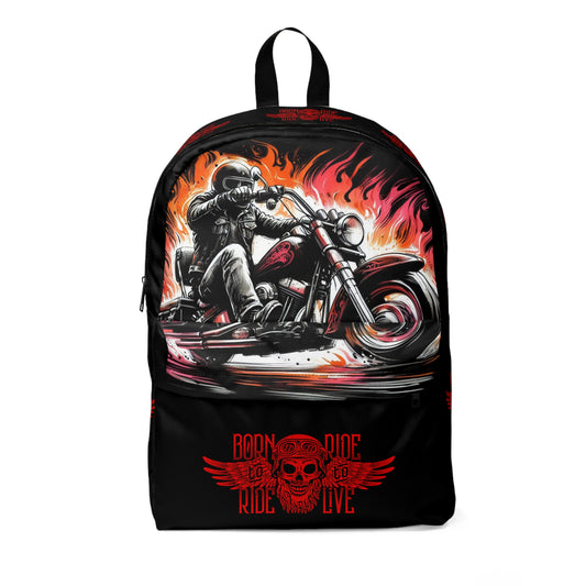 Born To Ride Unisex Classic Backpack #13M