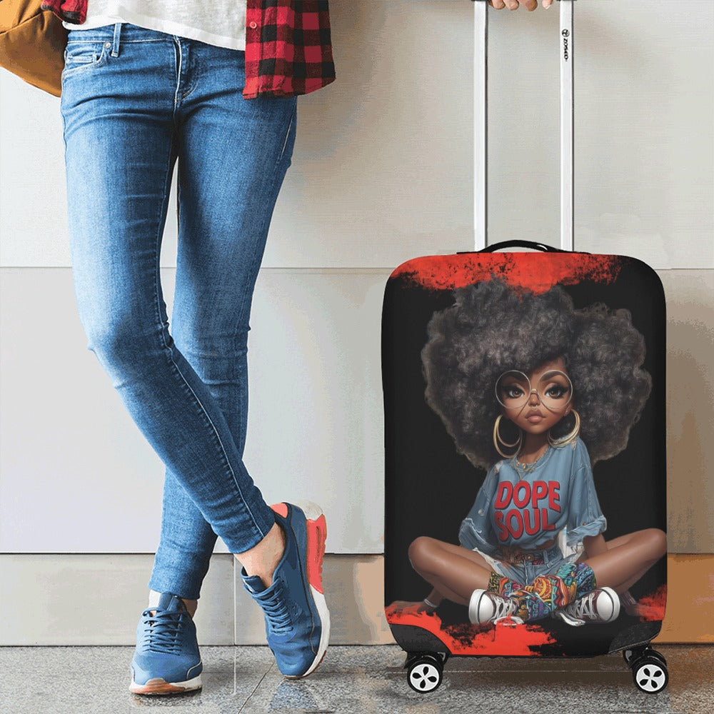 Dope Soul Luggage Cover/Luggage Cover/Small 18"-21" Luggage Cover/Small 18"-21"