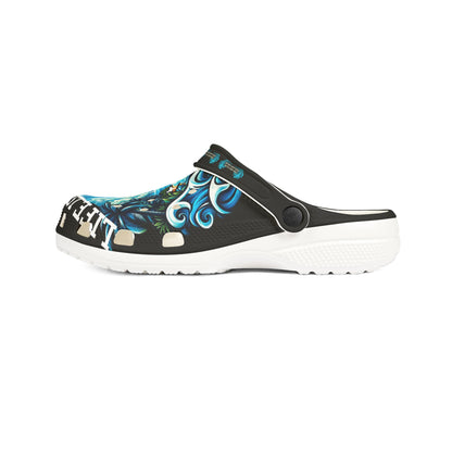 Life is Wavy EVA Foam Rubber Shoes (AOP) #LW1U