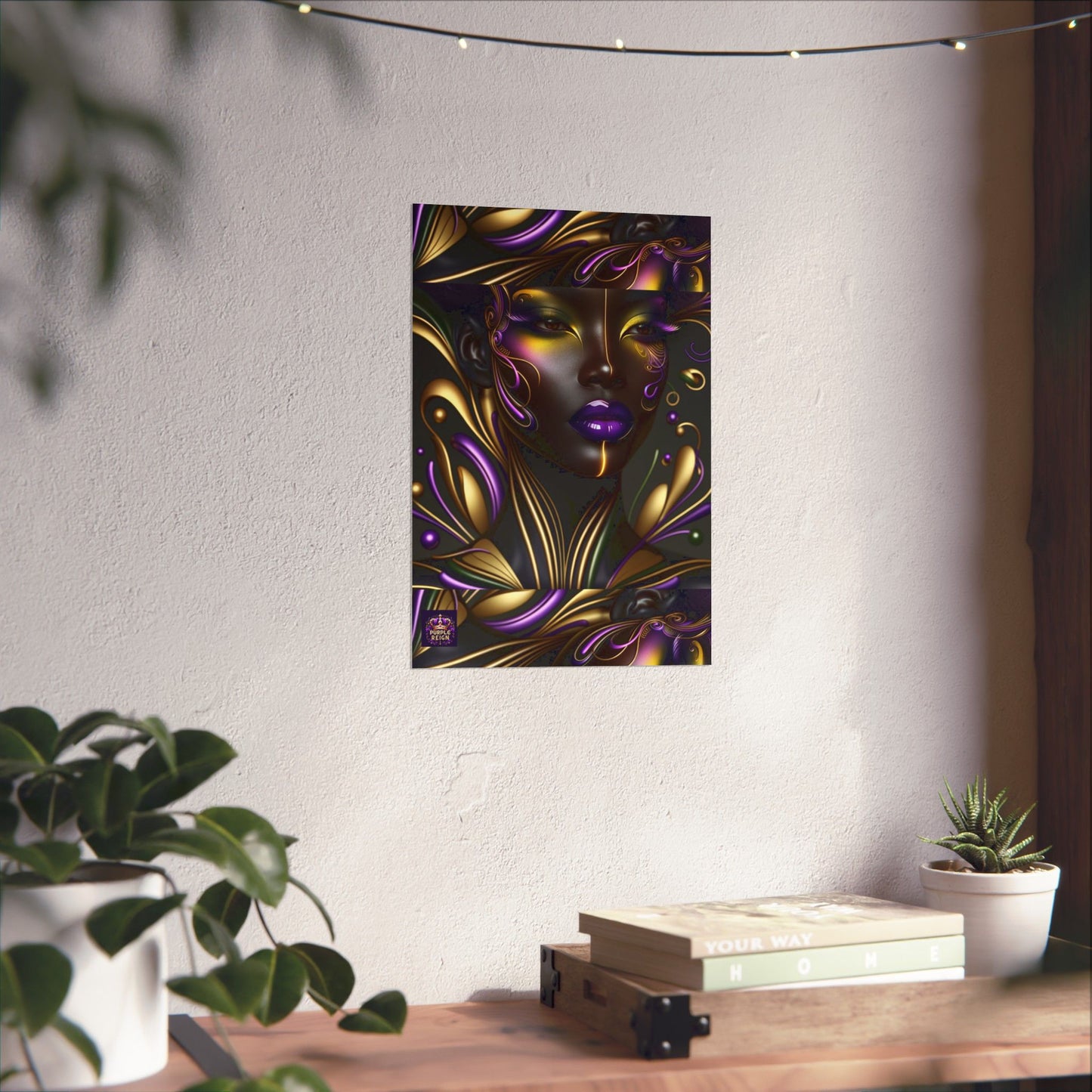 Purrple Reign Matte Vertical Posters #PR7